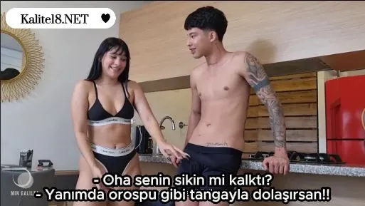 Genç üvey kardeşlerin kahvaltı kavgası sikişle sakinleşiyor