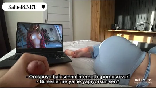 Üvey kız kardeşinin pornosunu bulan adam izleyip 31 çekiyor